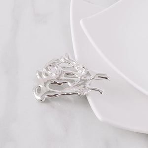 Sterling Silver High Polish Confidence Brooch for Woman