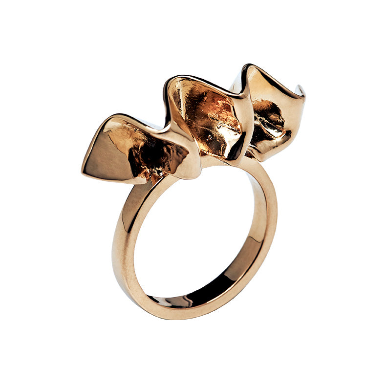 18K Gold Plated Victory Ring 
