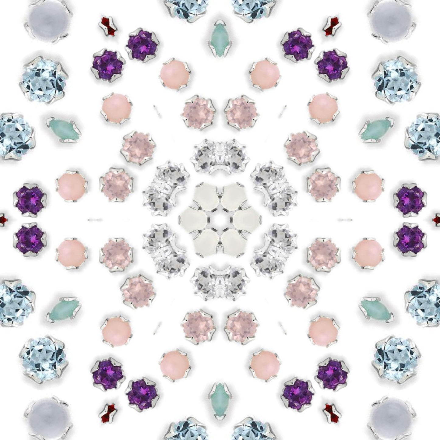 Kaleidoscope Gemstone Earrings Singapore