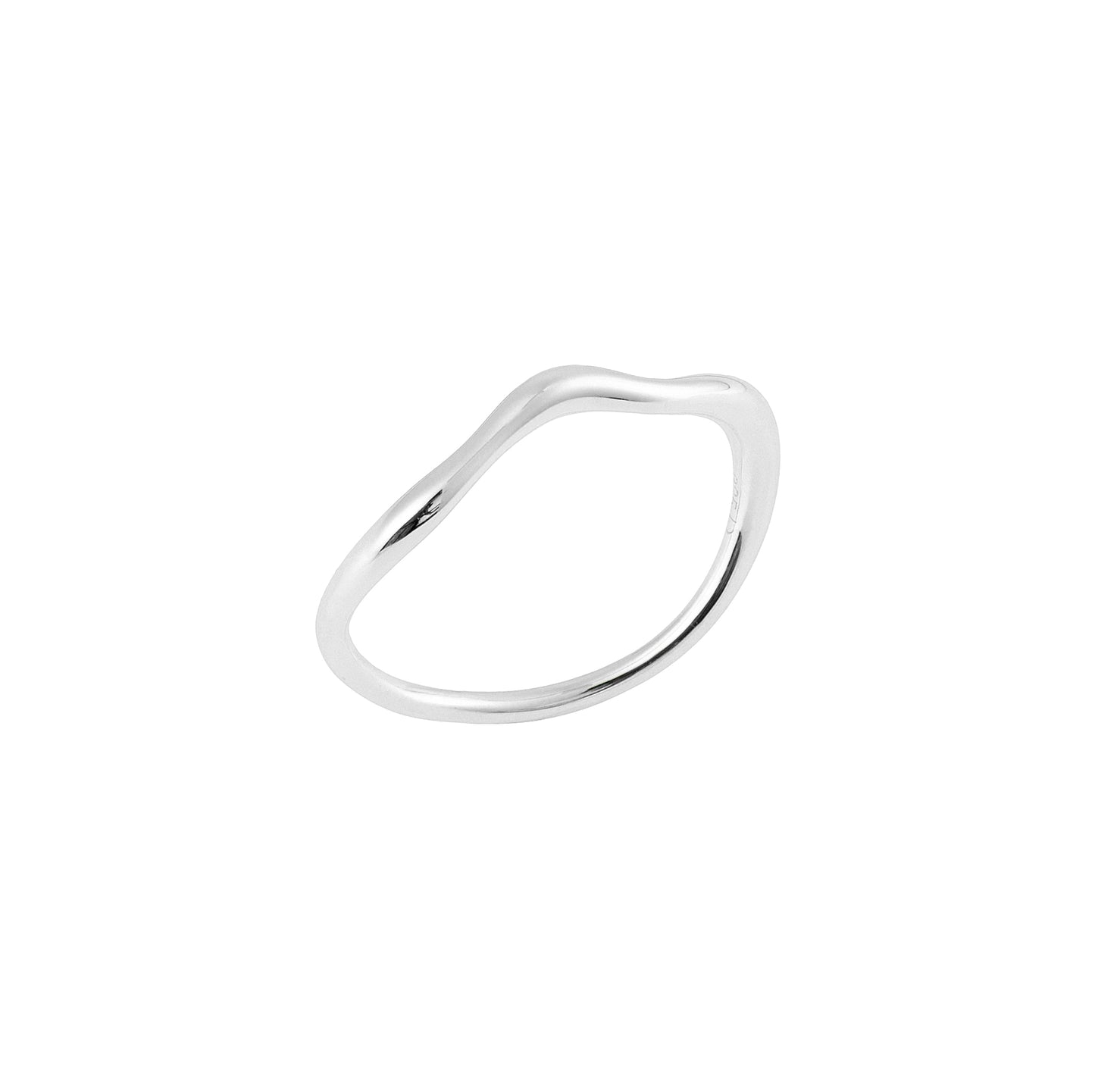 Sterling silver Wavy Scribble Ring