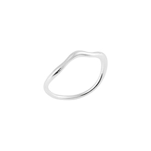 Sterling silver Wavy Scribble Ring