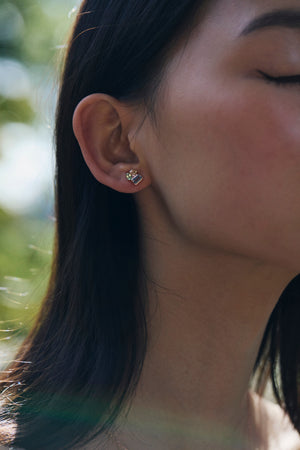 COURAGE Aquamarine, Citrine, Peridot Gemstone Earrings