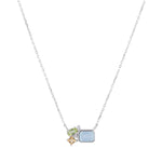 COURAGE Aquamarine, Citrine, Peridot Gemstone Necklace