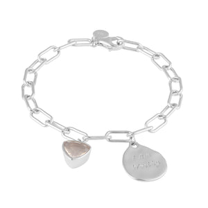 I Am Worthy Affirmation Charm Bracelet