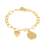 I Am Worthy Affirmation Charm Bracelet