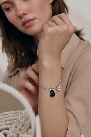 I Am Worthy Affirmation Charm Bracelet