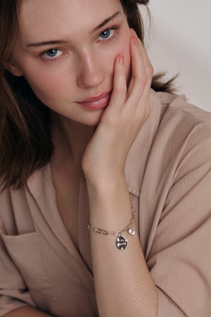 I Am Worthy Affirmation Charm Bracelet