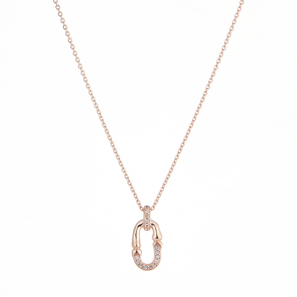 Strength White Topaz Chain Necklace