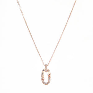 Strength White Topaz Chain Necklace