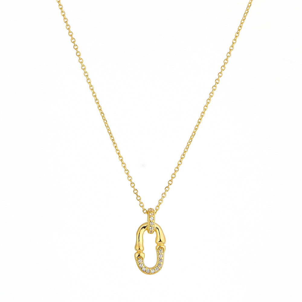 Strength White Topaz Chain Necklace