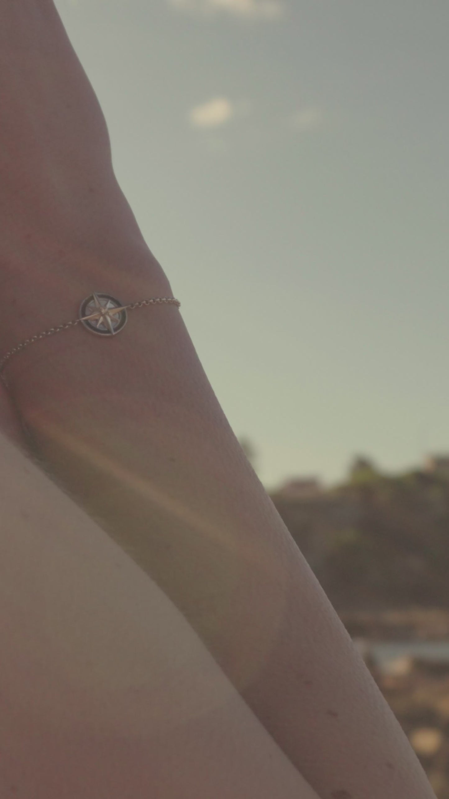 Hope Mother of Pearl North Star Necklace