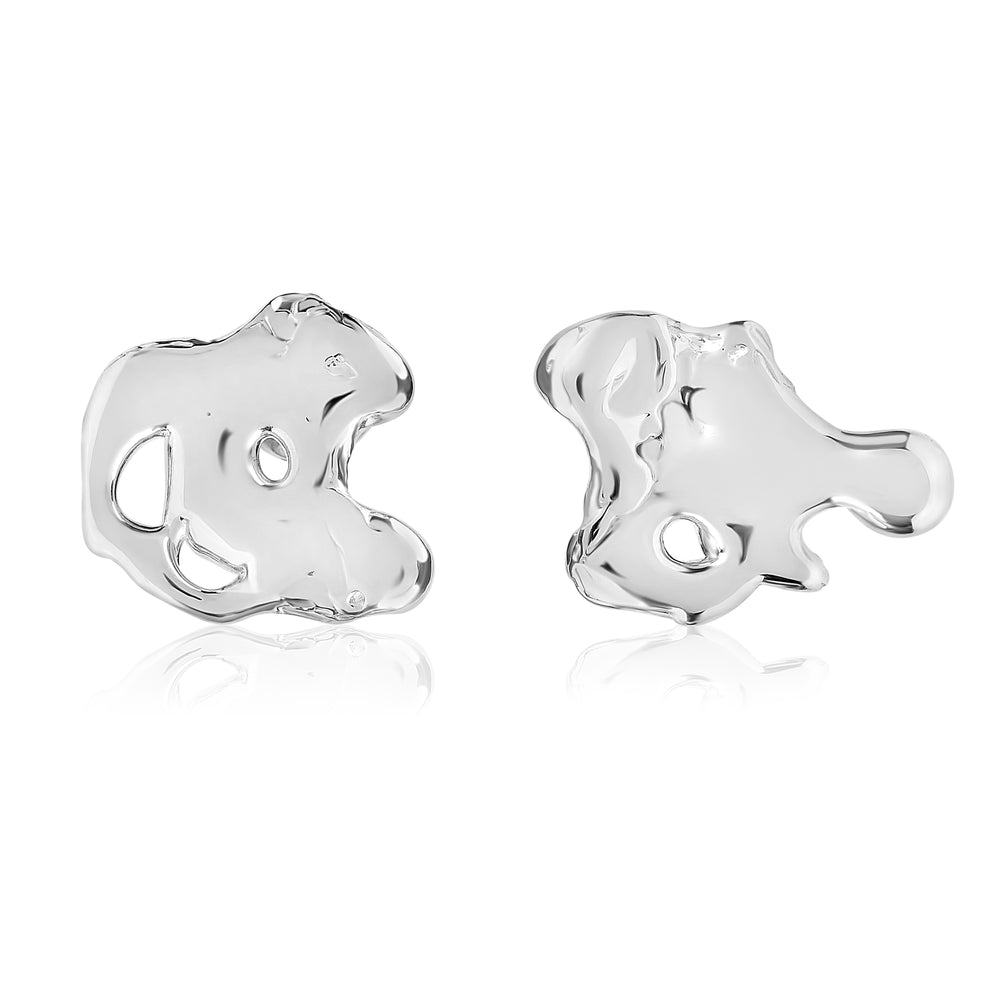 Forgive Sterling Silver Mismatched Earrings