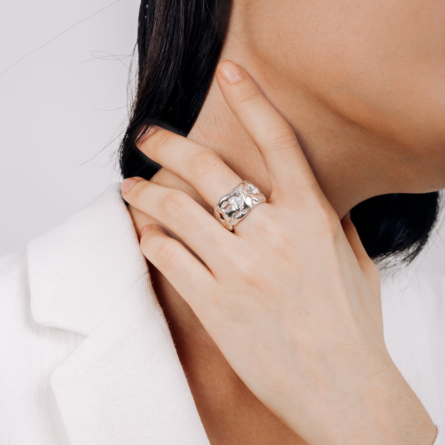 Sterling Silver Release Ring