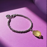 Pair Two Rough Cut Gemstone Beaded Bracelet for Layering