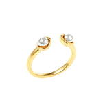Seed Two Tone Open Ring