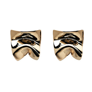 Divine 18K Gold Plated Stud Earrings