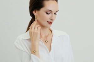 
                
                    Load image into Gallery viewer, Hope White Zircon Star Necklace - 18K Gold Vermeil
                
            