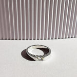 Madison White Topaz Baguette Ring - Sterling Silver