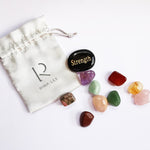 Ultimate Self-Love Crystal Kit - Set of 9 Healing Crystals & 1 Inspiration Word Crystal